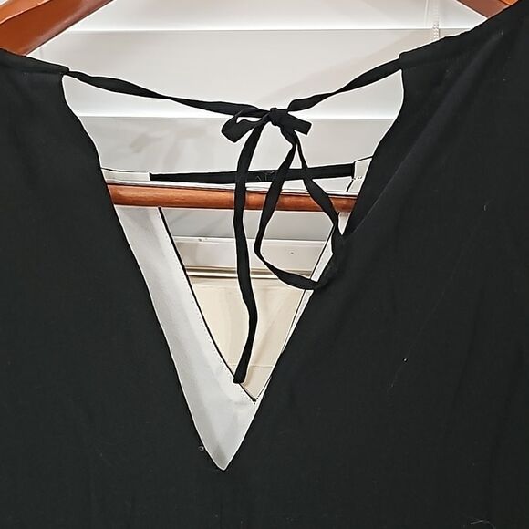 Eileen Fisher Sleeveless Double-Layer Silk Cocktail Dress Size XS - Picture 6 of 10